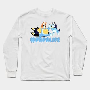 Bluey and Bingo Papalife Long Sleeve T-Shirt